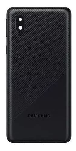 TAPA TRASERA SAMSUNG A01 CORE A013 [NEGRO] [CON LENTE DE CAMARA Y BOTONES LATERALES]