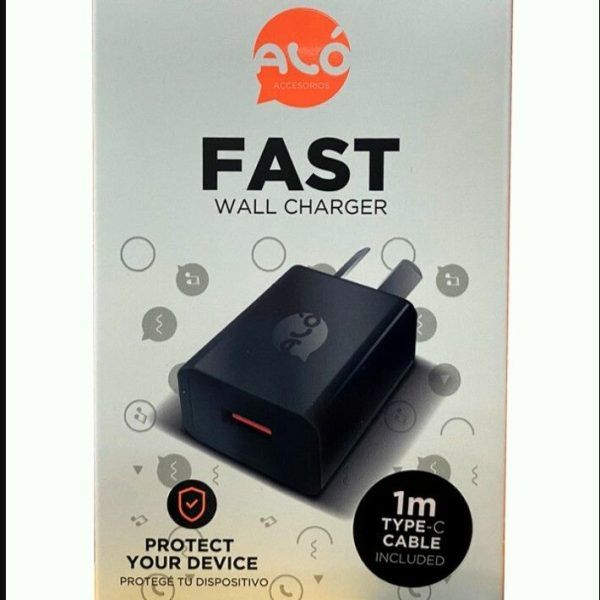 CARGADOR DE PARED FAST 1.5A 5V MICRO USB [ALO] [PATA ARG]