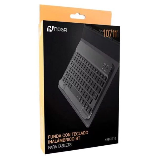 FUNDA PARA TABLET CON TECLADO INALAMBRICO 10 PULGADAS  [NKB BT10] [NOGANET]