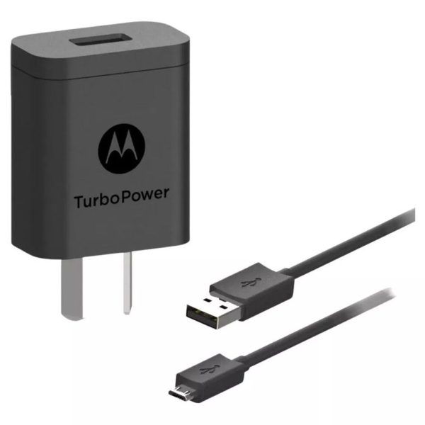 CARGADOR DE PARED MOTOROLA 1A CON CABLE [MICRO USB] [100% ORIGINAL MOTOROLA]