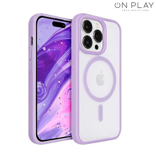 FUNDA IPHONE SILICONA TRANSPARENTE IPH 14 6.1 CON MAGSAFE [REFORZADA] [PREMIUM BLISTER]