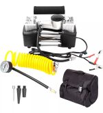 Compresor Para Auto 13.8V 150Psi 85Lt/Min  Portatil Con Bolso Y Kit Con Accesorios [628 4X4] [Gadnic]