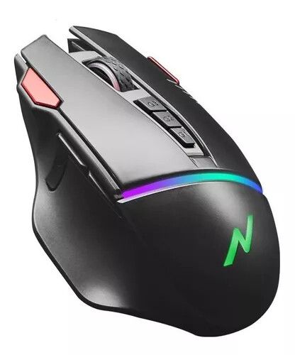 MOUSE GAMER NOGA 11 BOTONES RGB RETROILUMINADO 12000DPI [ST333]