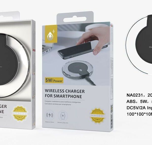 BASE DE CARGA INALAMBRICA ONEPLUS 5W [CARGA RAPIDA] [BLISTER] [NA0231]