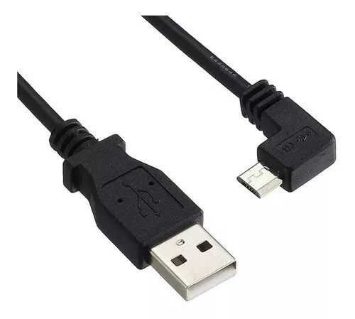 CABLE DE DATOS USB A MICRO USB A 90 GRADOS 3 METROS [NOGANET]