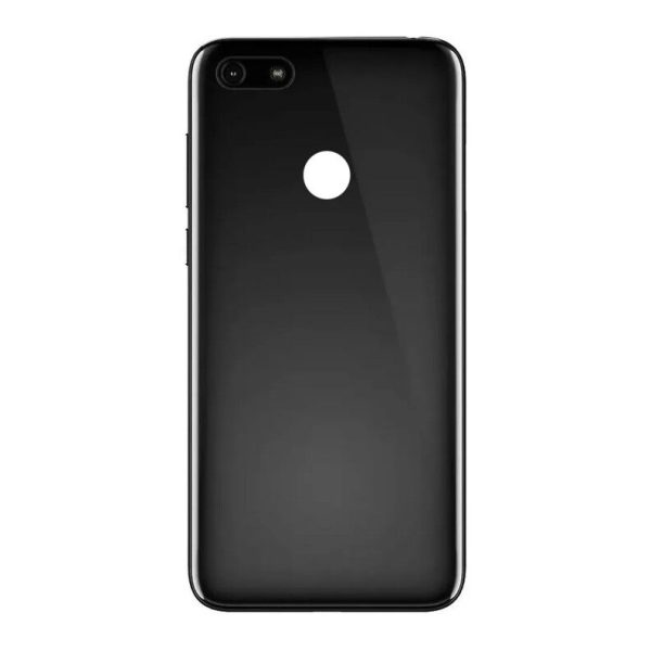 TAPA TRASERA MOTOROLA E6 PLAY [NEGRO] [CON LENTE DE CAMARA Y BOTONES LATERALES]
