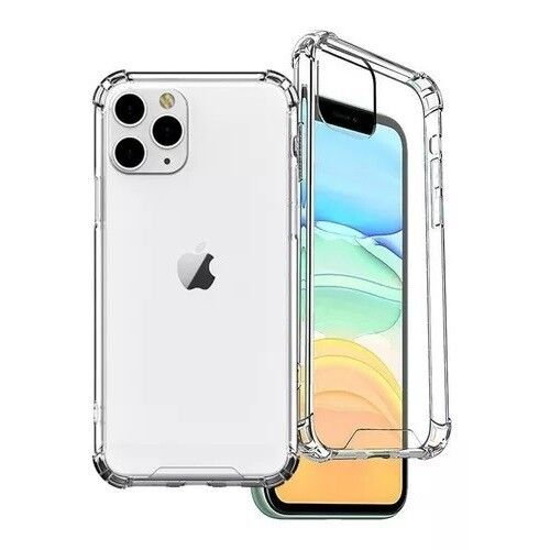 FUNDA IPHONE SILICONA TRANSPARENTE IPH 11 PRO MAX [REFORZADA] [PREMIUM BLISTER]
