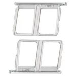 Bandeja Porta Sim Samsung S6 G920 [Doble Sim] [Plateado Gris]