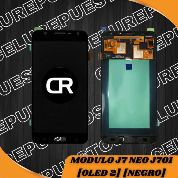 MODULO SAMSUNG J7 NEO J701 [OLED 2] [SIN LOGO] [NEGRO]