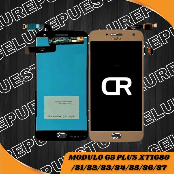 MODULO MOTOROLA G5 PLUS XT1680 [SIN LOGO] [NEGRO]