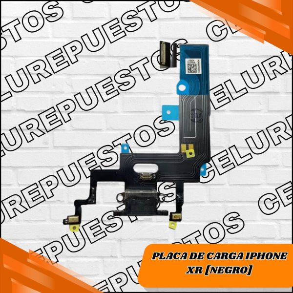 PLACA DE CARGA IPHONE XR [NEGRO]