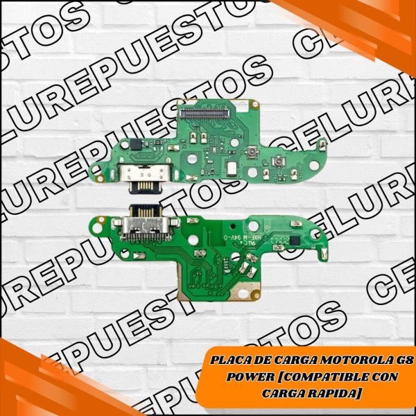PLACA DE CARGA MOTOROLA G8 POWER [COMPATIBLE CON CARGA RAPIDA]