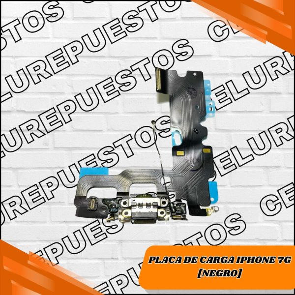 PLACA DE CARGA IPHONE 7G [NEGRO]