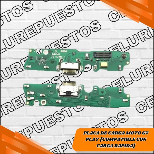 PLACA DE CARGA MOTOROLA G7 PLAY  [COMPATIBLE CON CARGA RAPIDA]