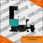 Placa De Carga Iphone 5C [Negro]