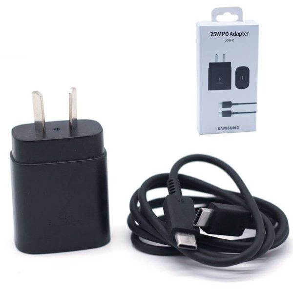 CARGADOR DE PARED ALTERNATIVO SAMSUNG 25W PD CON CABLE [TIPO C]