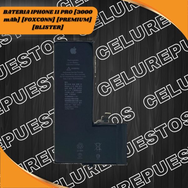 BATERIA IPHONE 11 PRO  [3000 mAh] [FOXCONN] [PREMIUM] [BLISTER]