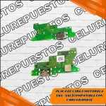 Placa De Carga Motorola E6S / E6I  [Compatible Con Carga Rapida]