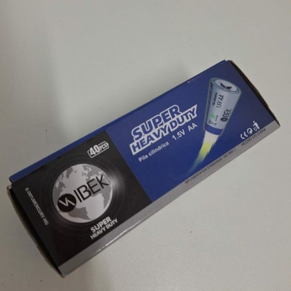 PILAS ALCALINAS IBEK 1.5V AA X4 UNIDADES