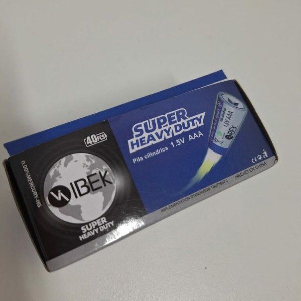 PILAS ALCALINAS IBEK 1.5V AAA X4 UNIDADES
