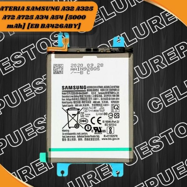 BATERIA SAMSUNG A32 A325 A72 A725 A34 A54 [5000 mAh] [EB BA426ABY]