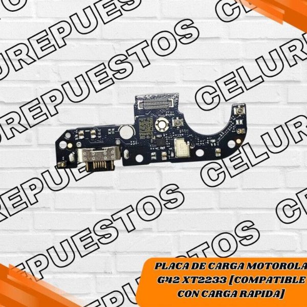 PLACA DE CARGA MOTOROLA G42 XT2233  [COMPATIBLE CON CARGA RAPIDA]
