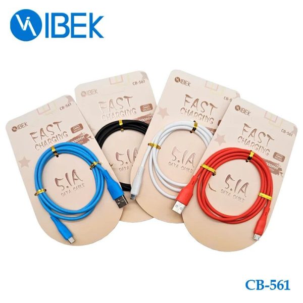 CABLE ENGOMADO USB A [MICRO USB] 1M 5.1A [IBEK] [CB 561]