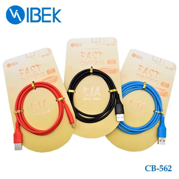 CABLE ENGOMADO USB A [TIPO C] 1M 5.1A [IBEK] [CB 562]