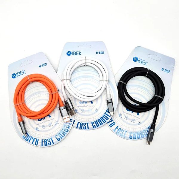 CABLE DE DATOS ENGOMADO 5A [USB] A [MICRO USB]  [IK-6159] [IBEK]