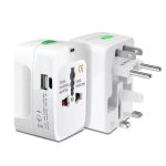 Adaptador Universal Viajero Con Usb Y Tipo C