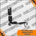 Placa De Carga Iphone 15 Plus [Negro]