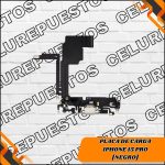 Placa De Carga Iphone 15 Pro [Negro]