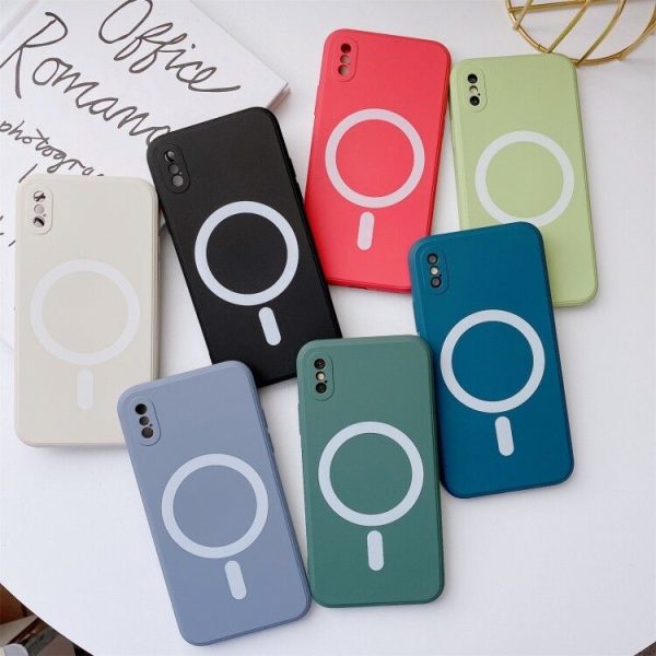 FUNDA IPHONE SILICONA IPH 14 PROMAX CON MAGSAFE [REFORZADA] [PREMIUM BLISTER]