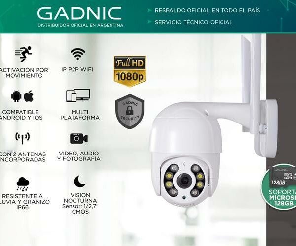 Cámaras de seguridad Gadnic: modelos, características y ventajas - Bidcom  News