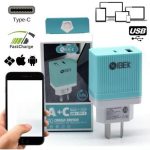 Cabezal Cargador De Pared Ibek 5V 5.8A 2 Puertos [1 Usb + 1 Tipo C] [Ib-582]