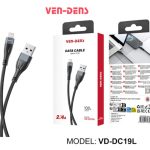 Cable De Datos 2.4A De Nylon [Usb] A [Lightning] [Ven Dens] [DC19L]