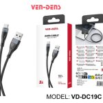 Cable De Datos 3A De Nylon [Usb] A [Tipo C] [Ven Dens] [DC19C]