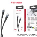 Cable De Datos 27W De Nylon [Tipo C] A [Lightning] [Ven Dens] [DC19CL]