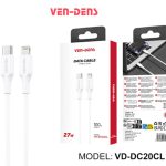 Cable De Datos 27W De Pvc [Tipo C] A [Lightning] [Ven Dens] [DC20CL]