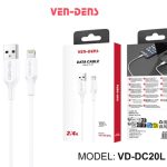 Cable De Datos 2.4A De Pvc [Usb] A [Lightning] [Ven Dens] [DC20L]