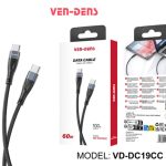 Cable De Datos 60W De Nylon [Tipo C] A [Tipo C] [Ven Dens] [DC19CC]