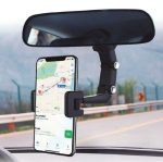 Soporte De Auto Para Celular Con Enganche Retrovisor [Ibek] [K616] - Imagen 3