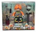 Muñeco Juguete Cixbloc Rescue Bombero