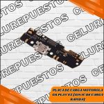 Placa De Carga Motorola G6 Play  E5  [Sin Ic De Carga  Rapida]