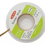 Malla Desoldante De Cobre 2 Mm X 1.5 Metros [Yaxun] [Cp2015]