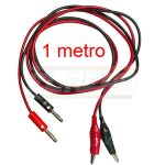 Cable Caiman A Banana Para Fuente O Multimetro [El Repa]